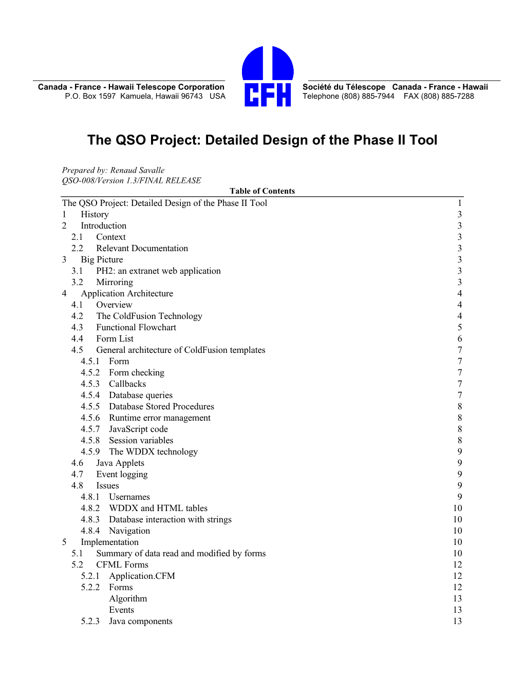 Phase II Tool: Detailed Design (QSO-008.Pdf)