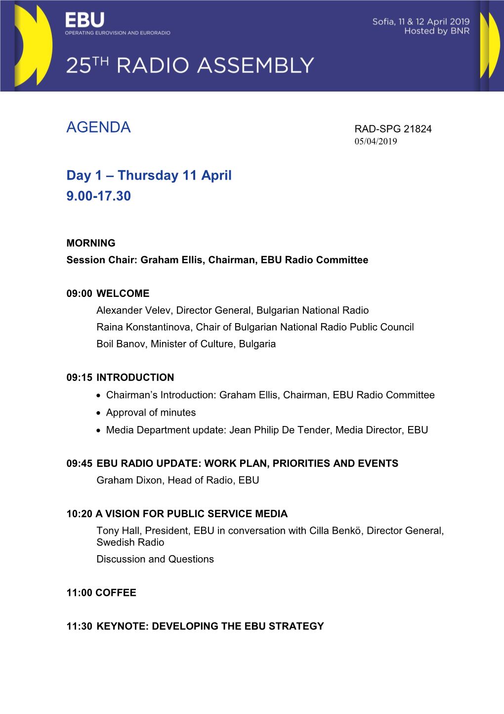 Agenda Rad-Spg 21824 05/04/2019