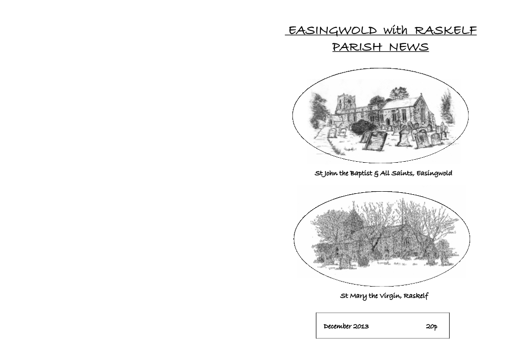 EASINGWOLD with RASKELF PARISH NEWS