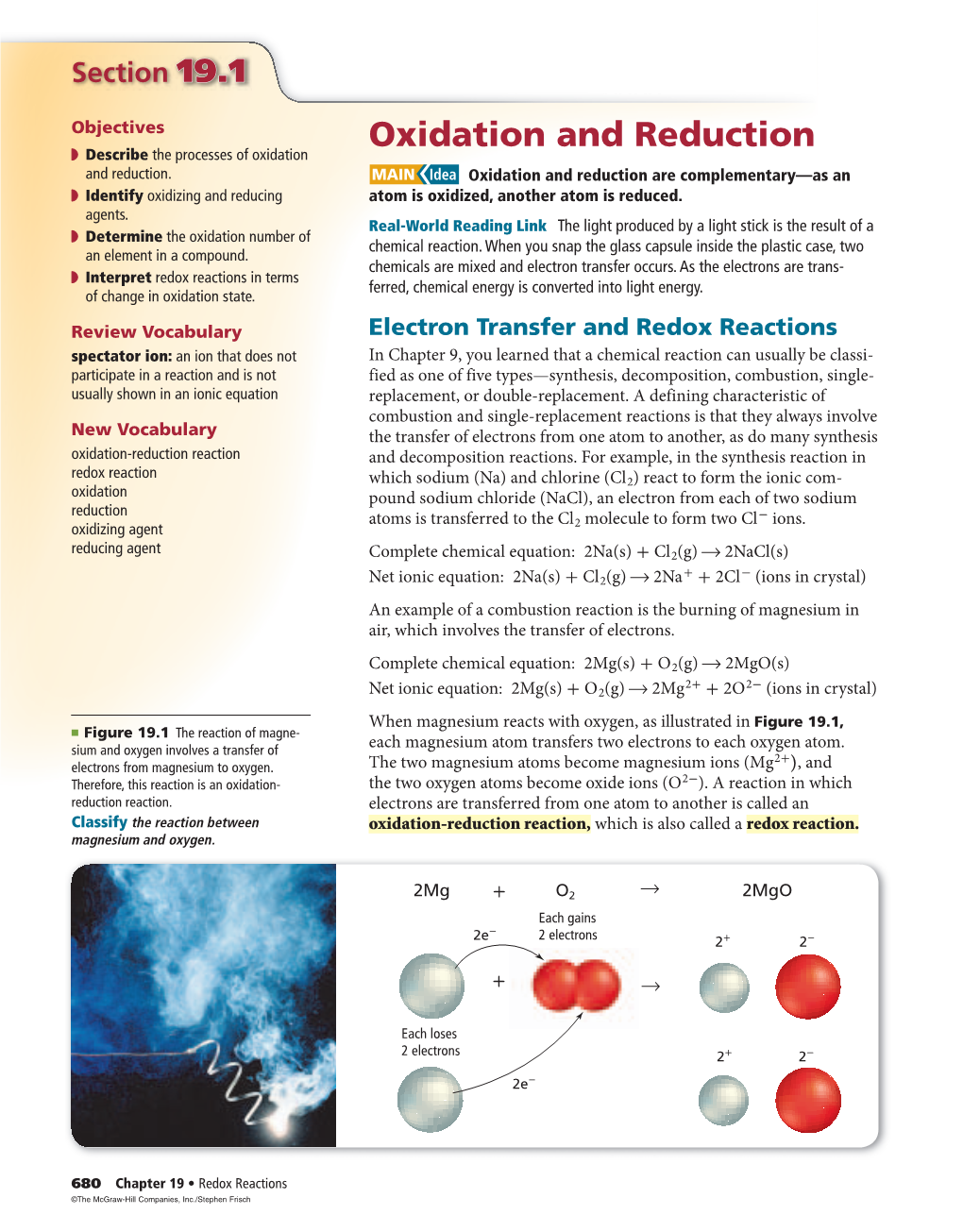 Chapter 19: Redox Reactions