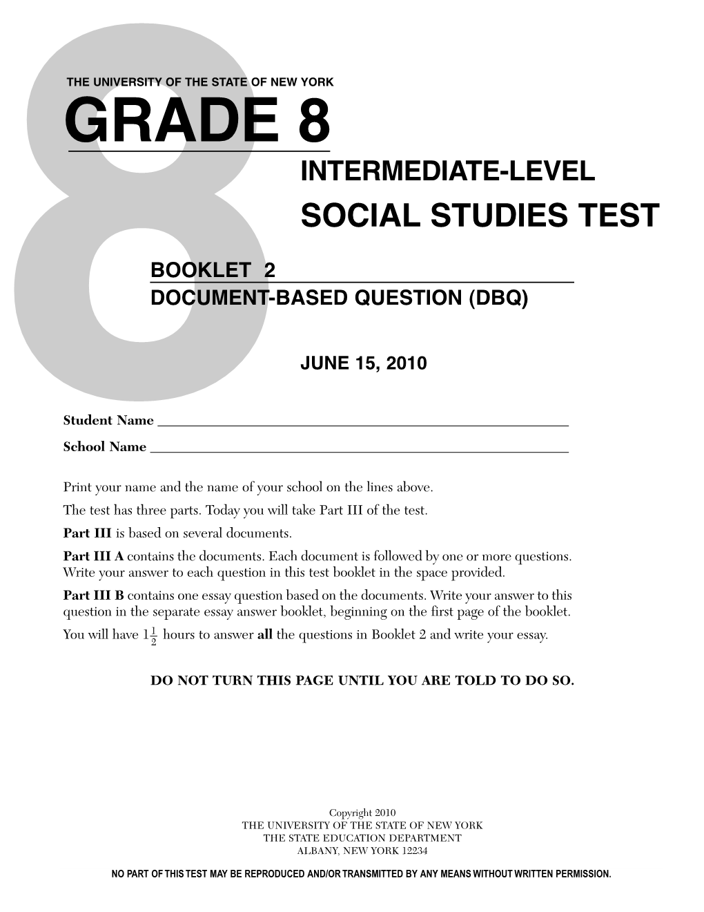 Slavery DBQ Assessment