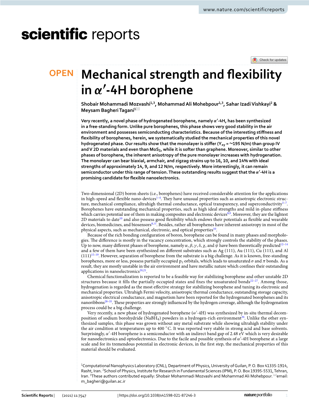 Mechanical Strength and Flexibility in -4H Borophene