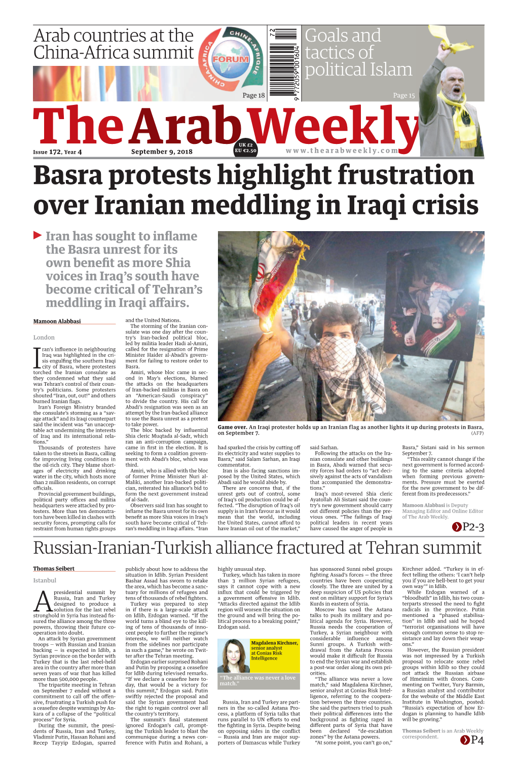 Basra Protests Highlight Frustration Over Iranian Meddling in Iraqi Crisis