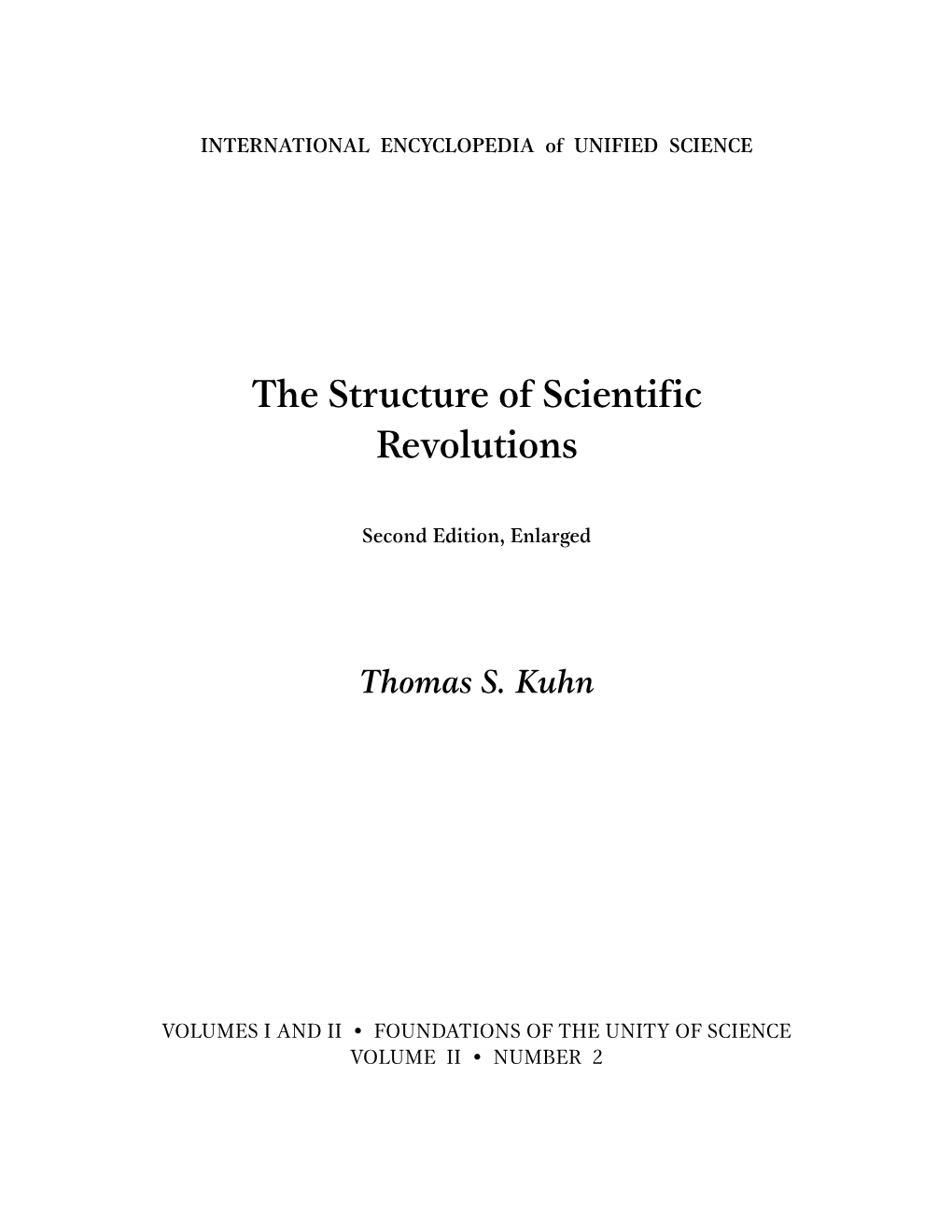 The Structure of Scientific Revolutions