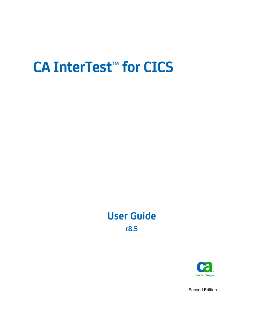 What Is CA Intertest for CICS?
