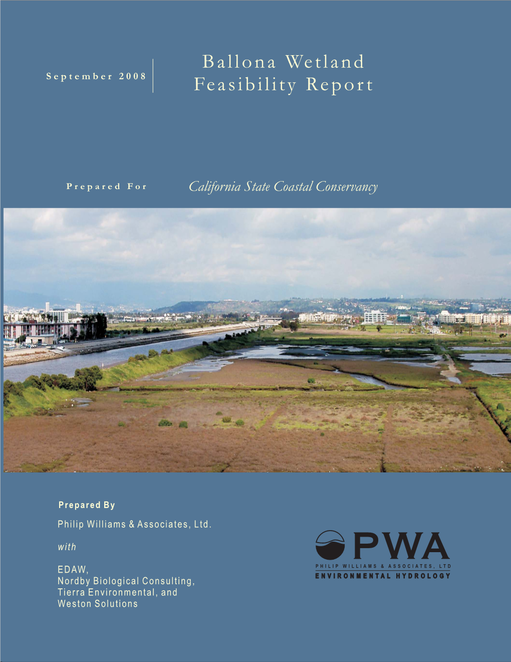 Ballona Wetland Feasibility Report Appendices Appendix A