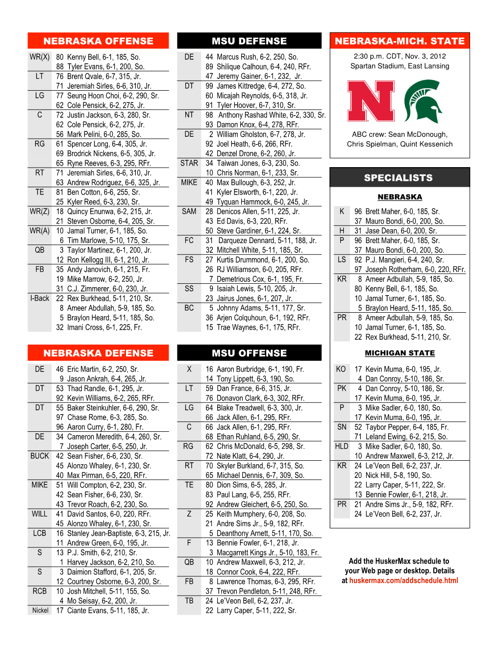 09Michiganstate Printable2012.Pdf