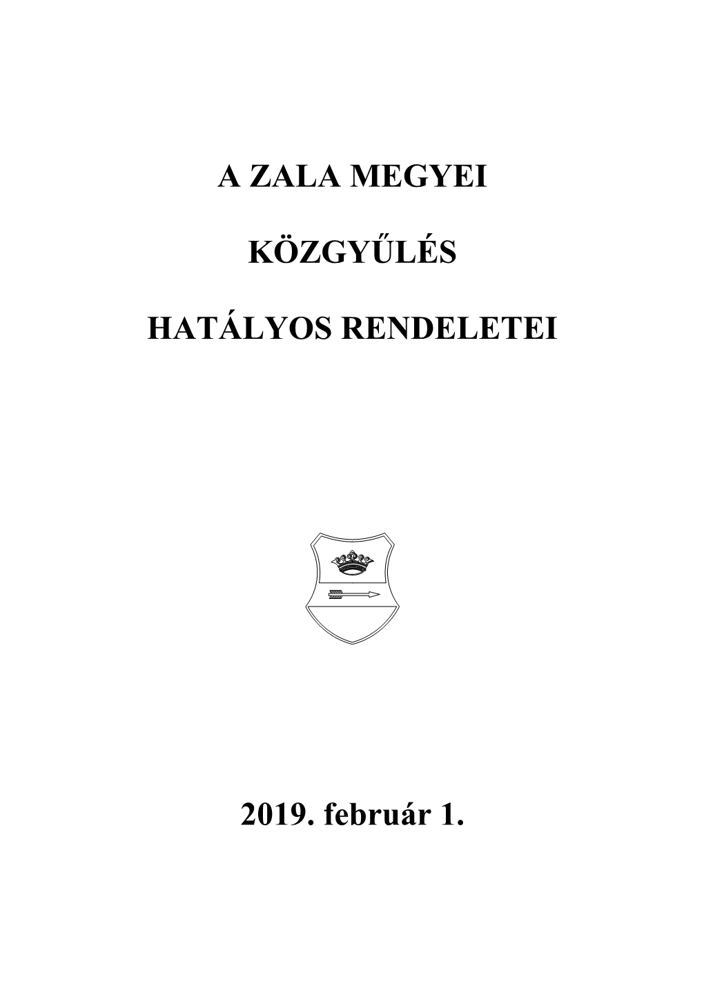 Zala Megyei Önkormányzati Közgyűlés 1/1991