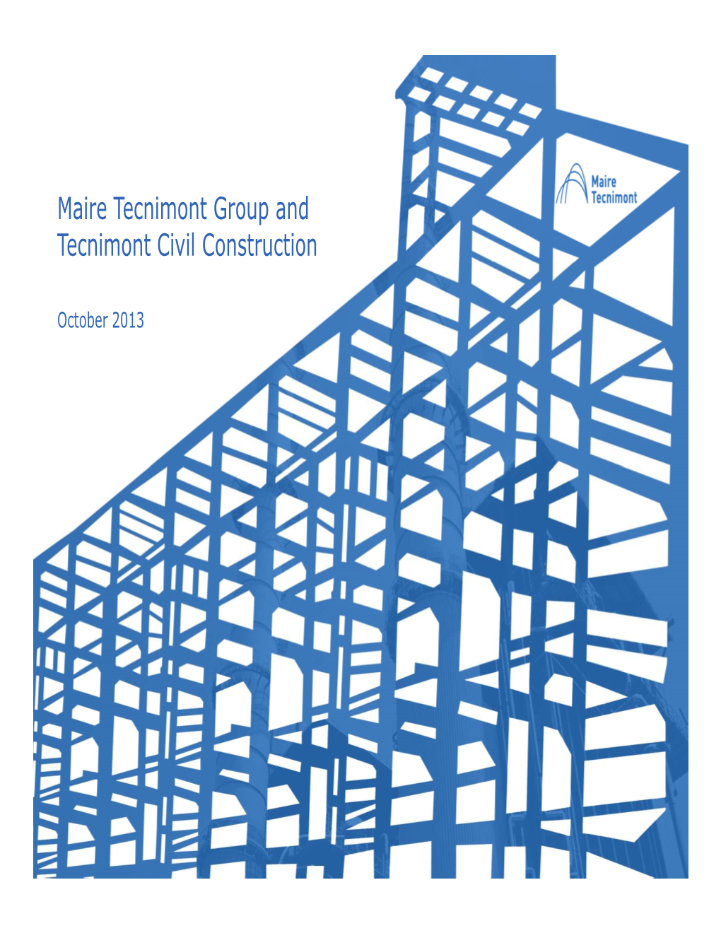 Tecnimont Civil Construction Overview