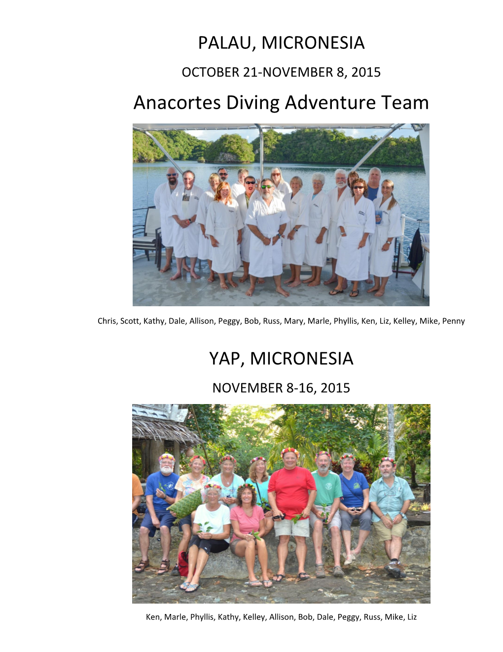 Anacortes Diving Adventure Team
