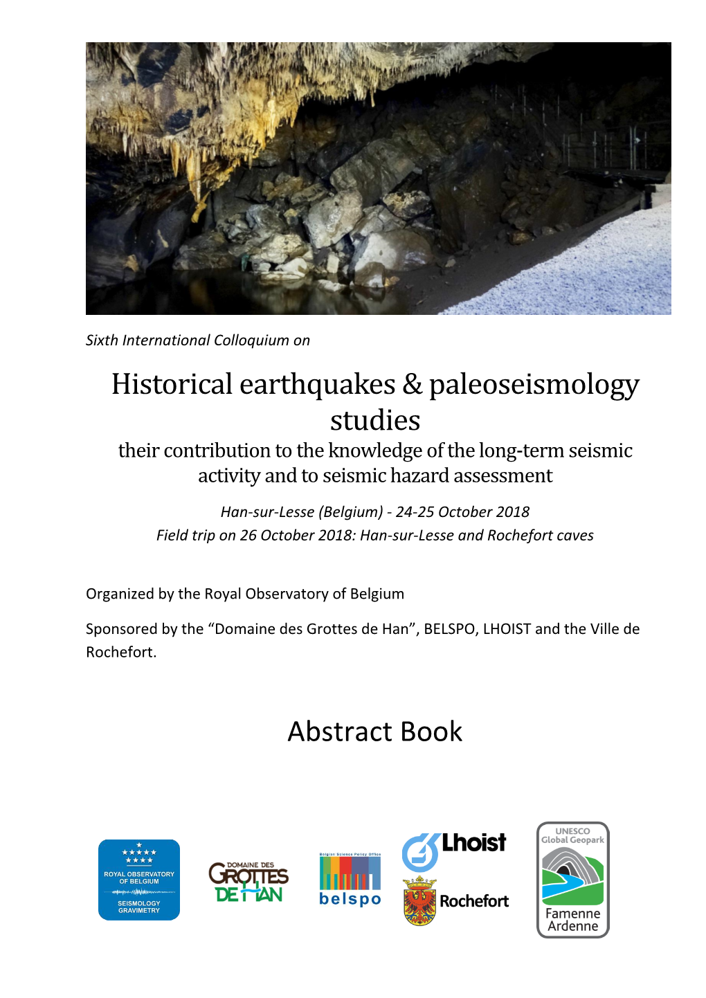 Historical Earthquakes & Paleoseismology Studies