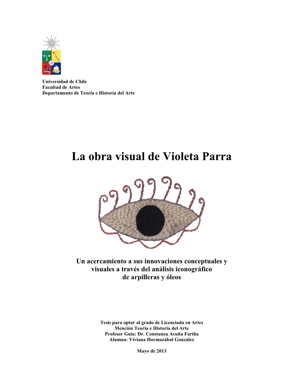 La Obra Visual De Violeta Parra