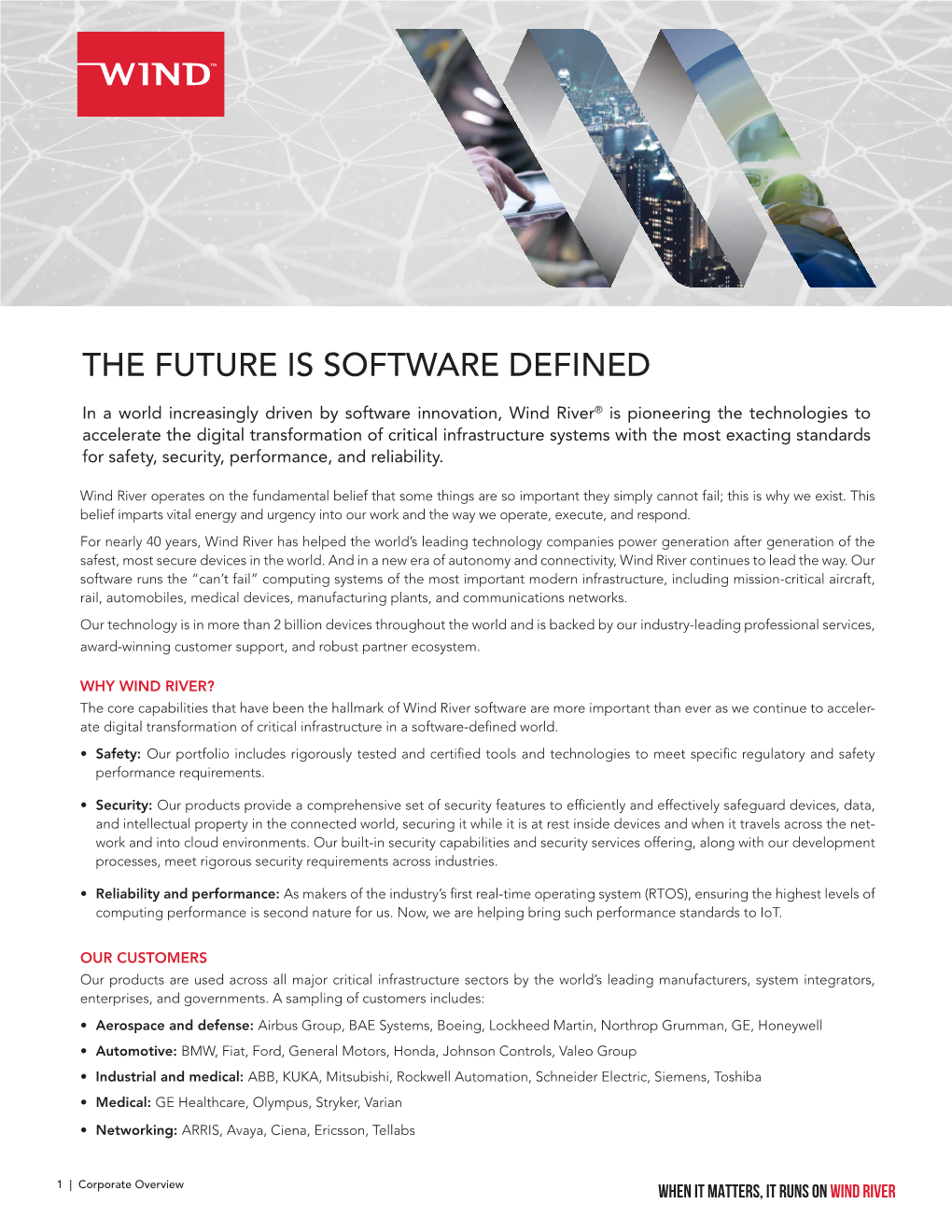The Future Is Software Defined