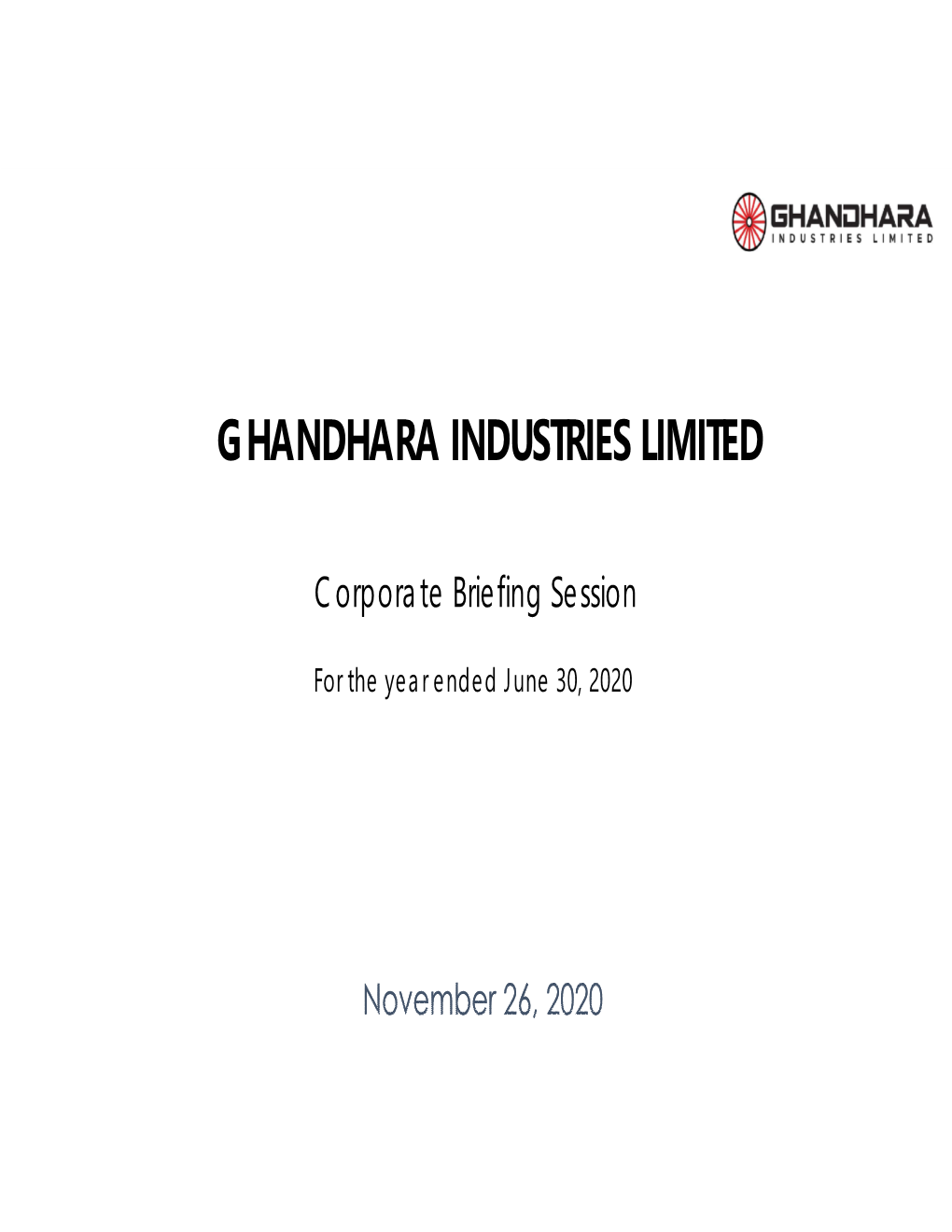 Ghandhara Industries Limited