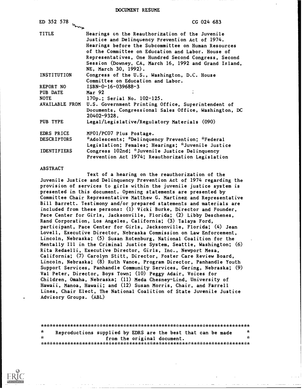 Ed 352 578 Title Institution Report No Pub Date Note Available from Pub Type Edrs Price Descriptors Identifiers Abstract Documen