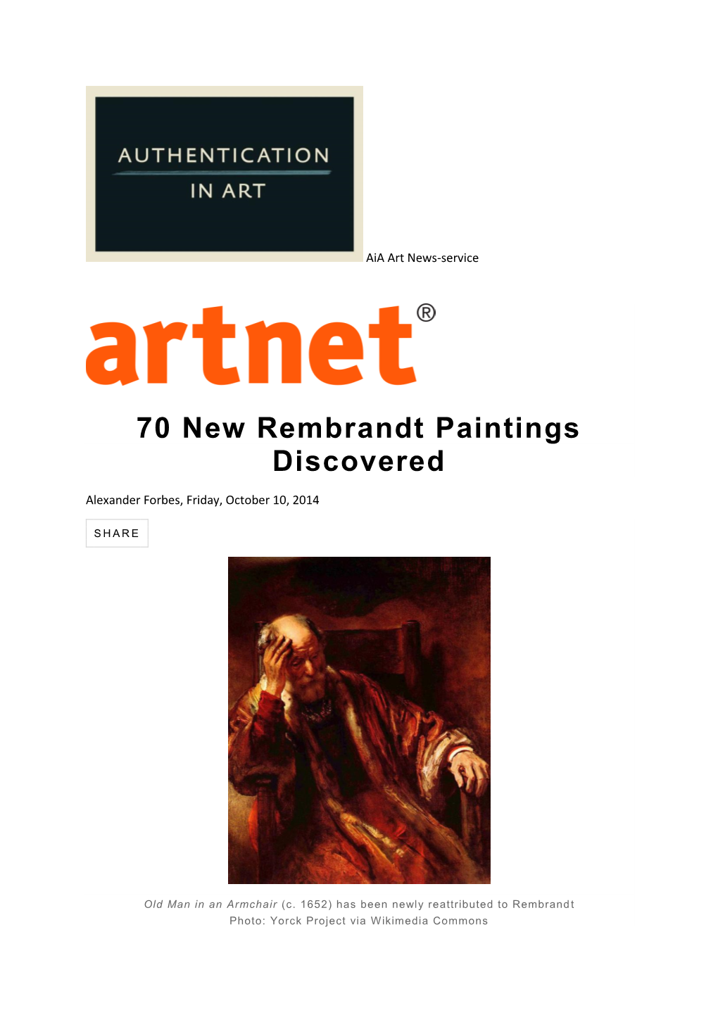 70 New Rembrandt Paintings Discovered -Artnet