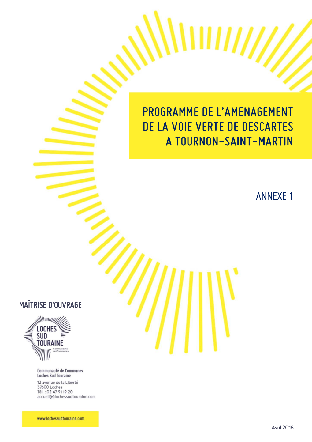 Programme De L'aménagement De La Voie Verte