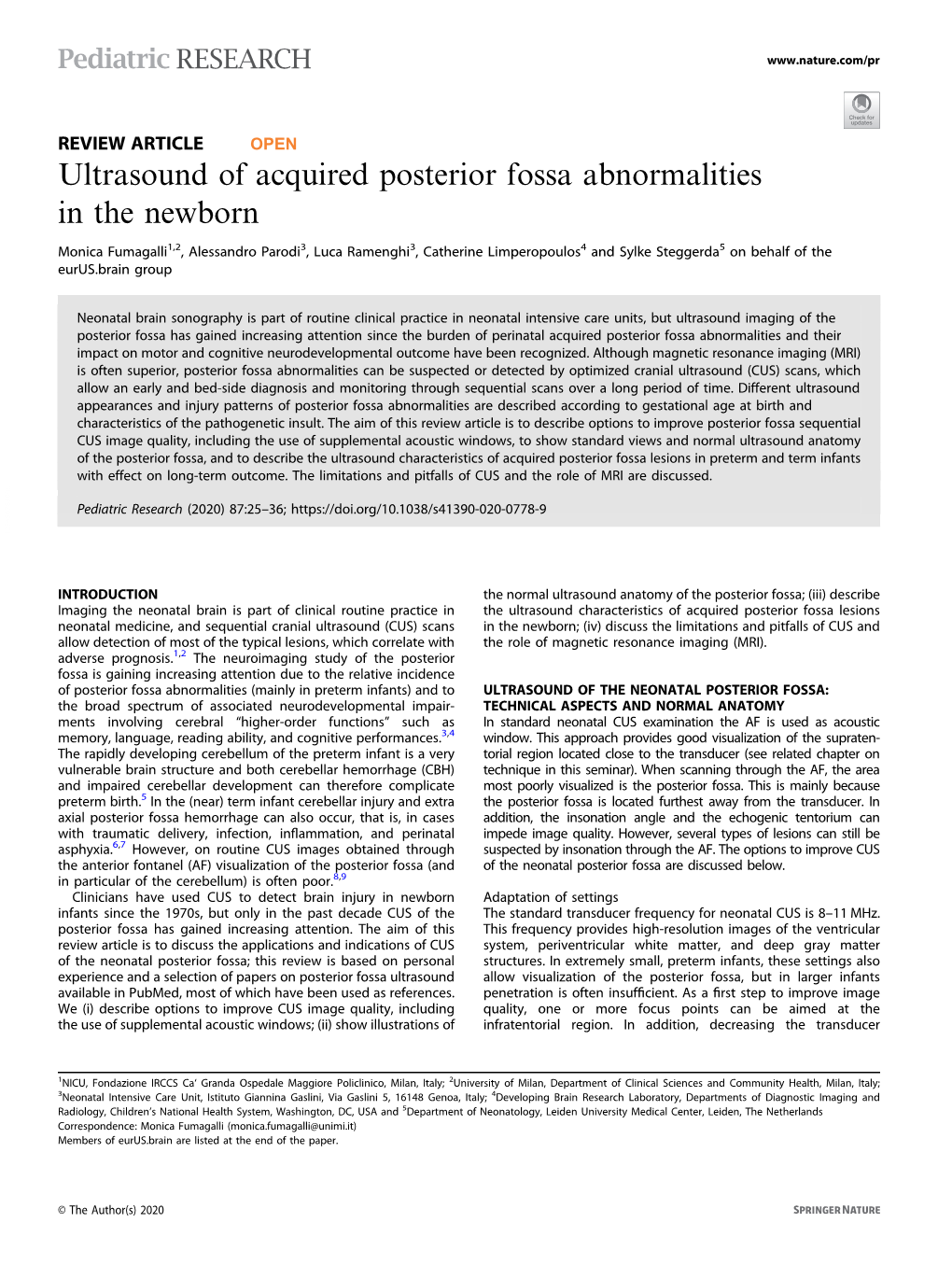 Ultrasound of Acquired Posterior Fossa Abnormalities in the Newborn