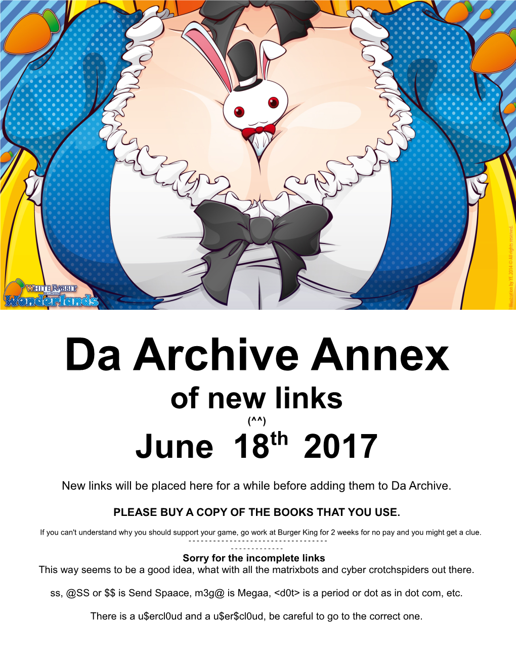 Da Archive Annex of New Links (^^) June 18Th 2017