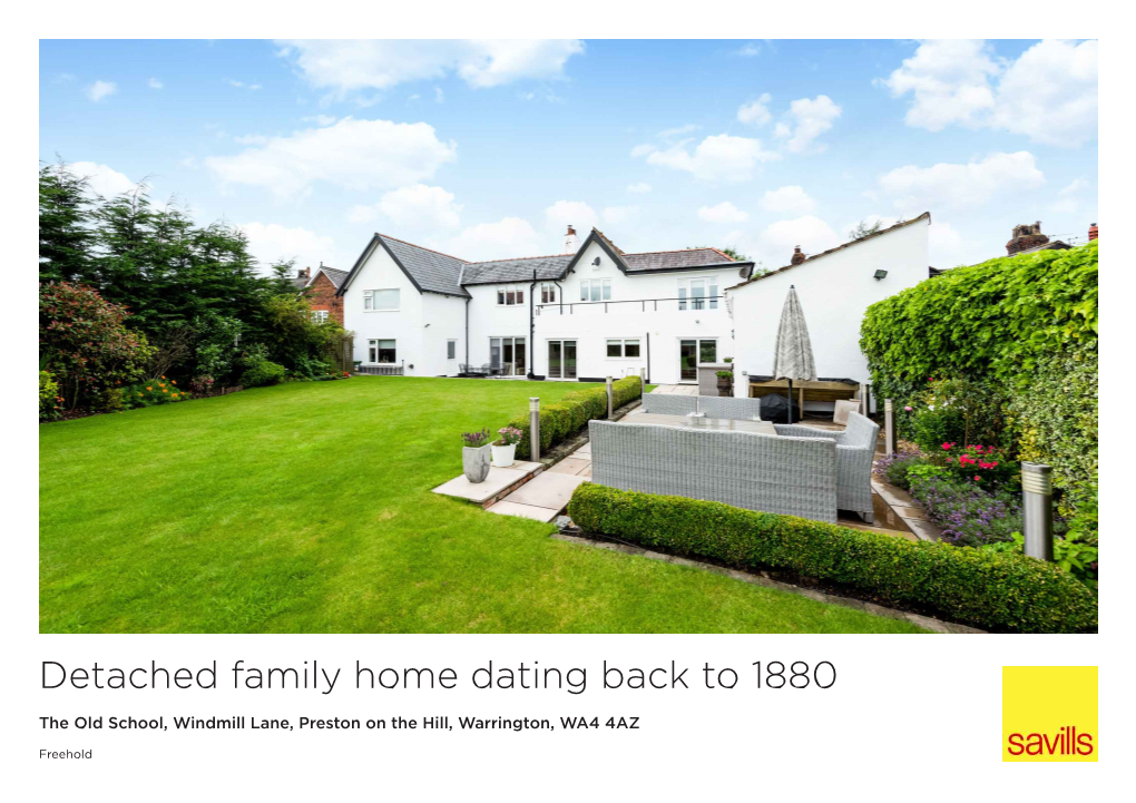 Detached Family Home Dating Back to 1880