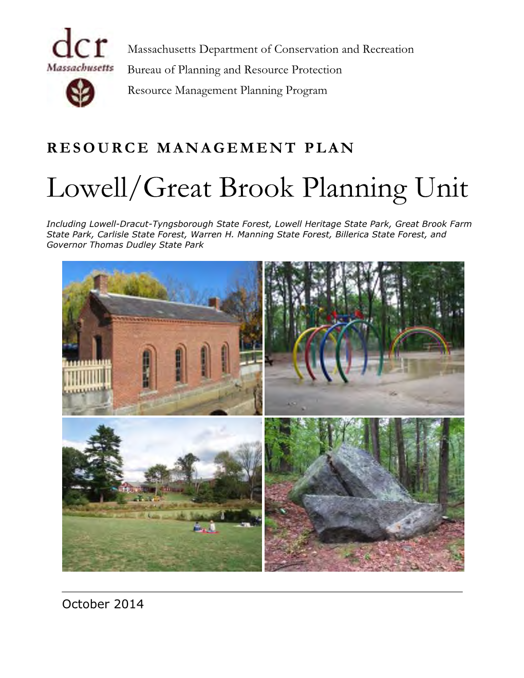 Lowell/Great Brook Planning Unit