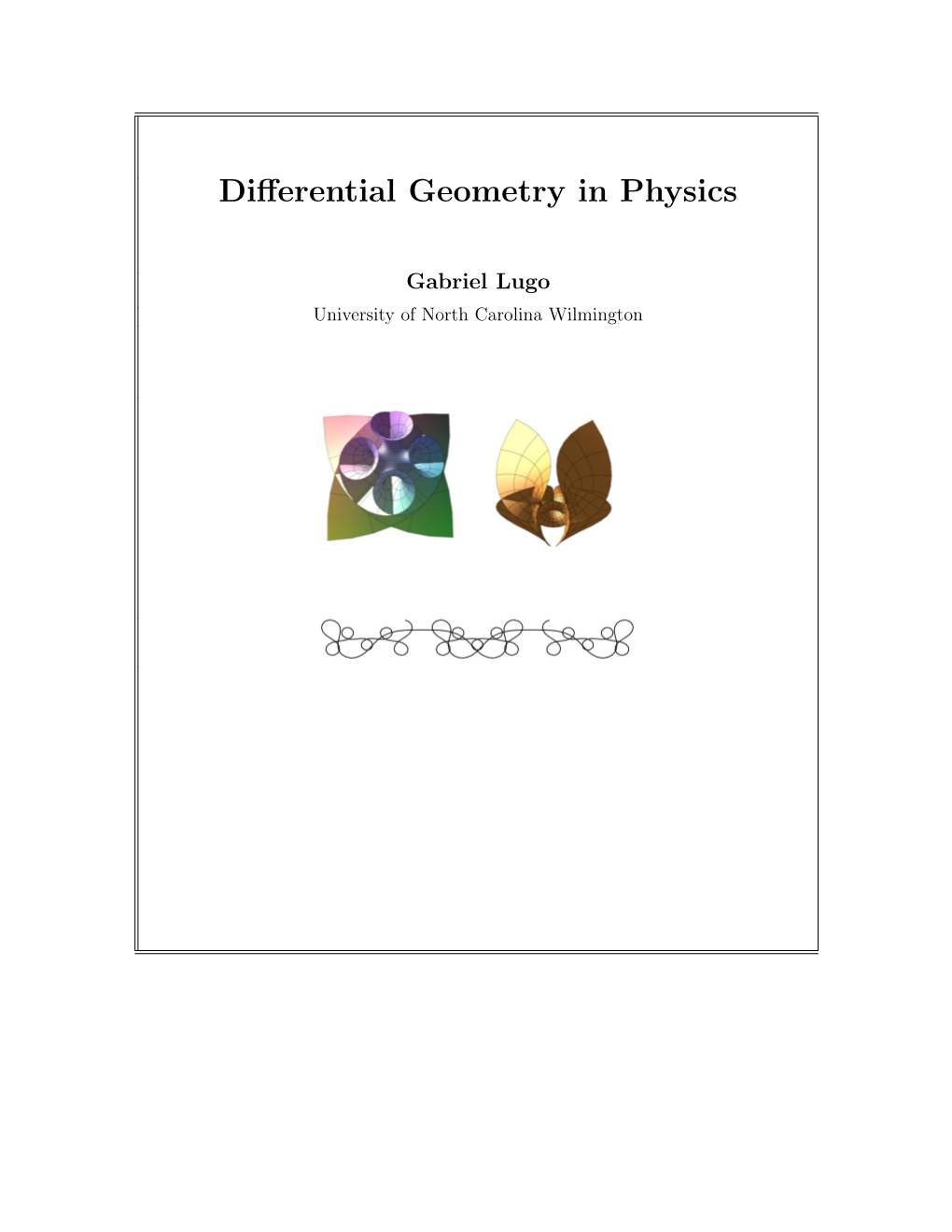 Differential Geometry in Physics