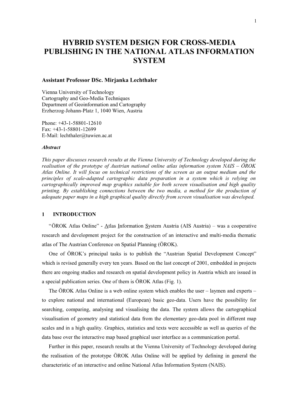 2B: Kartographische Datengrundlagen (Geometrie- Und Sachdaten)