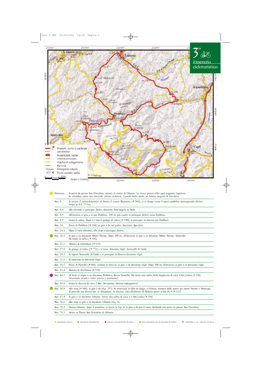 Itinerario Cicloturistico