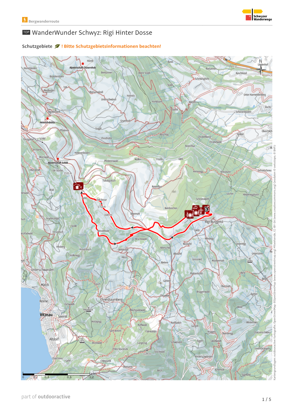 Wanderwunder Schwyz: Rigi Hinter Dosse