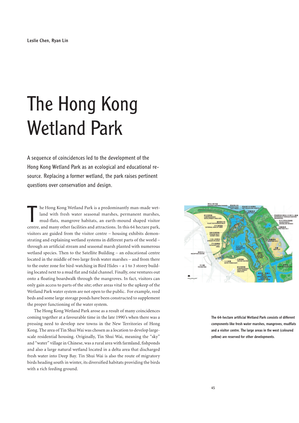 The Hong Kong Wetland Park