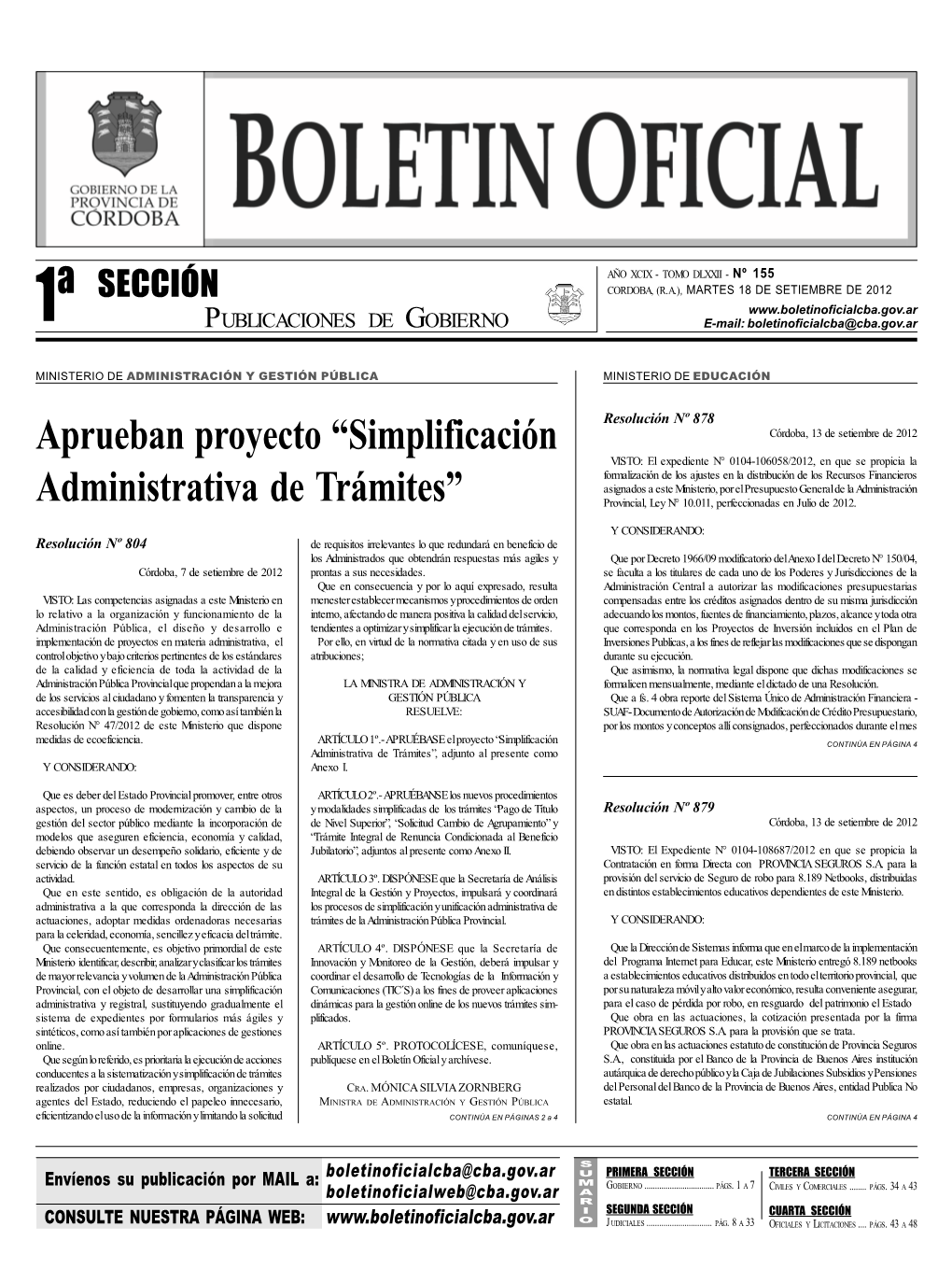 Boletín Oficial De Córdoba