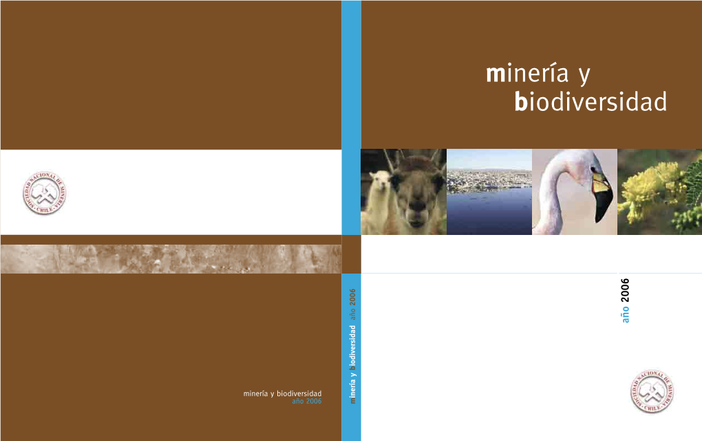 Biodiversidad Minería Y Biodiversidad | Año 2006 Publicación De Sonami, Chile