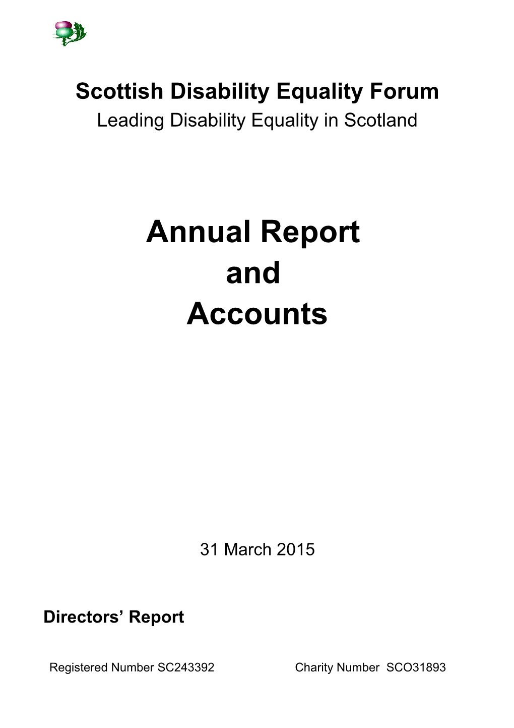 Leading Disability Equality in Scotland