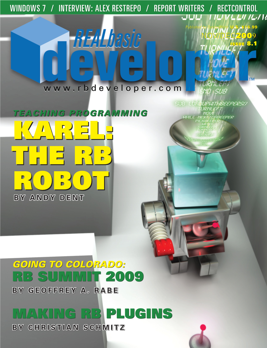 Realbasic Developer Magazine Rbdeveloper.Com