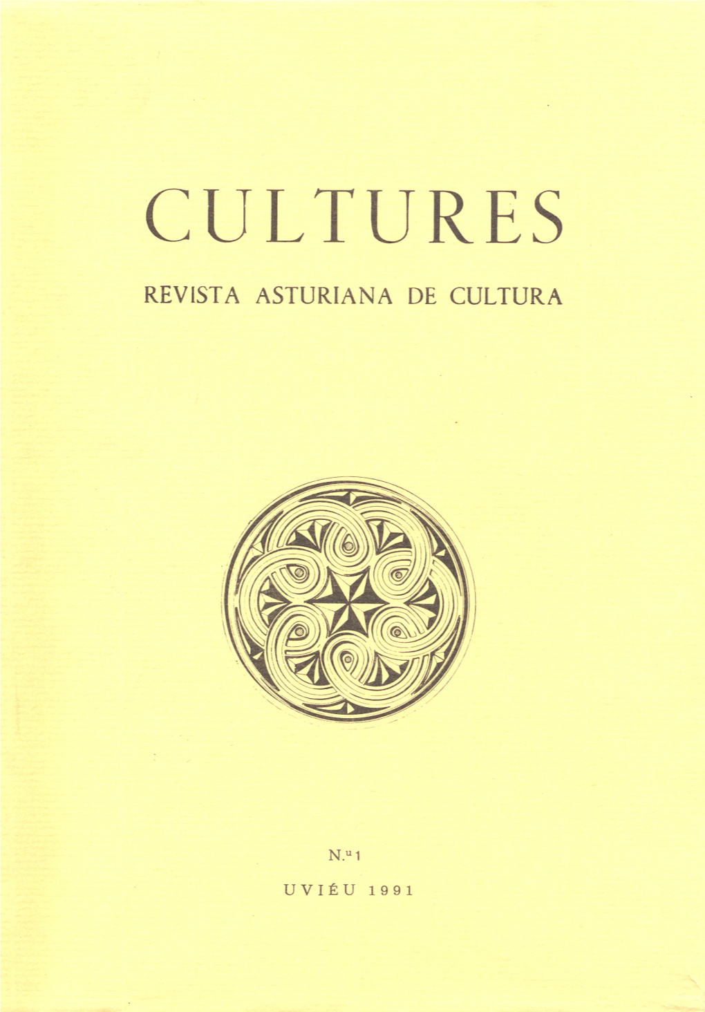 LULTURES Revlsta ASTURIANA DE CULTURA Direición: Roberto González-Quevedo Copyright: Academia De La Llingua Asturiana Diseñu: ALLA Edita: ALLA Dptu Llegal: As-90-91