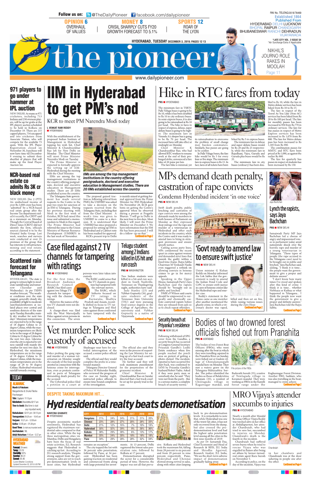 IIM in Hyderabad to Get PM's