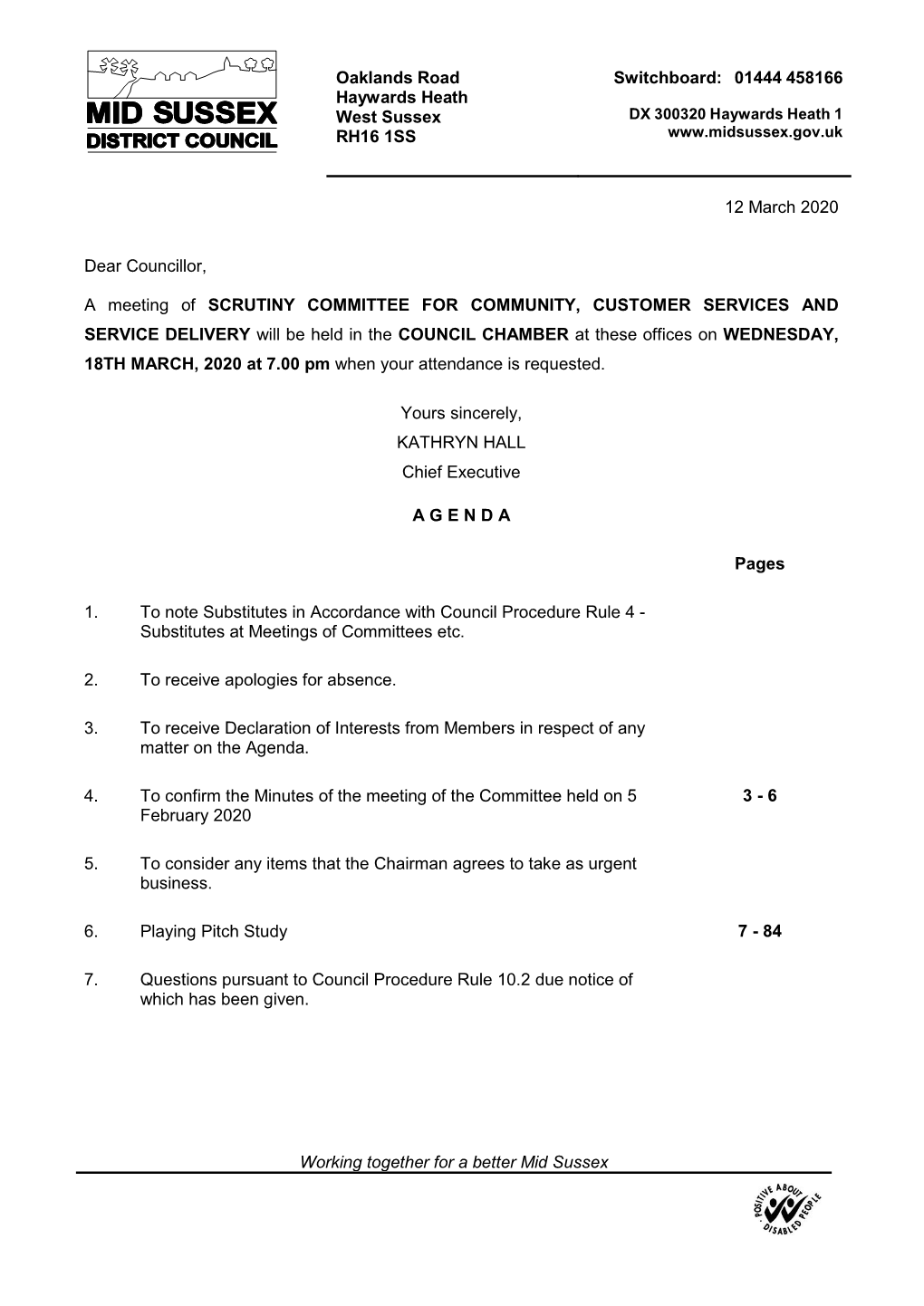 (Public Pack)Agenda Document for Scrutiny Committee for Community