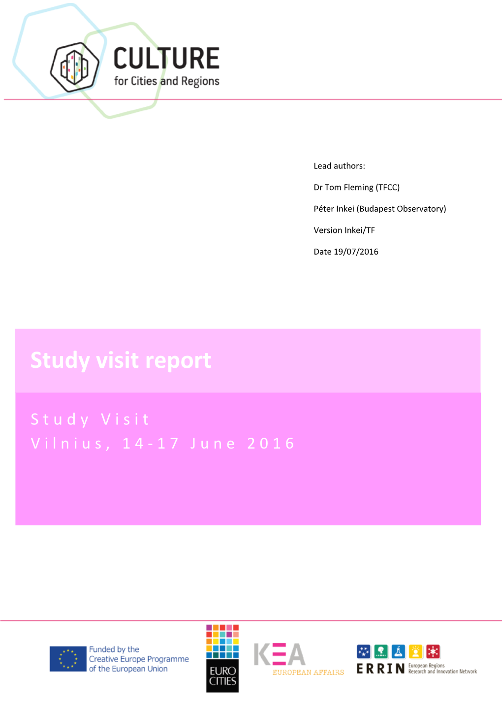 Study Visit Report