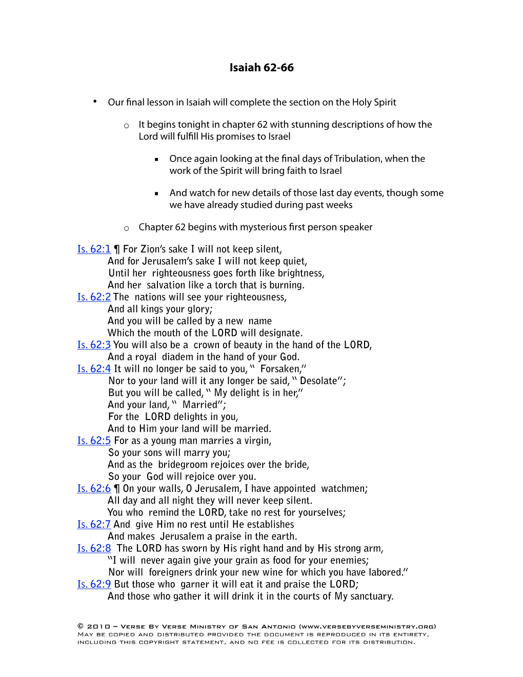 Isaiah 62-66