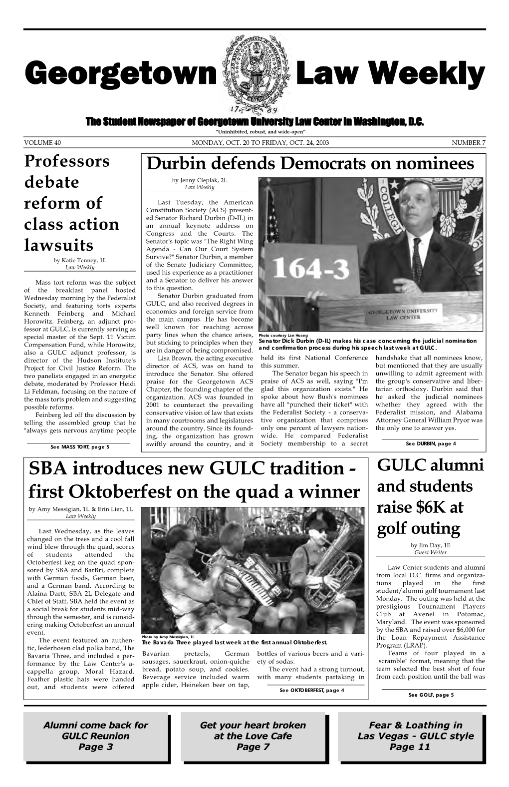 Georgetown Law Weekly