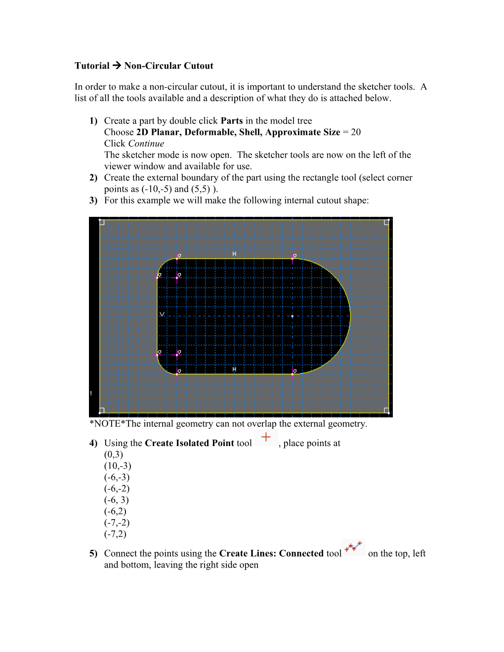 Tutorial Non-Circular Cutout