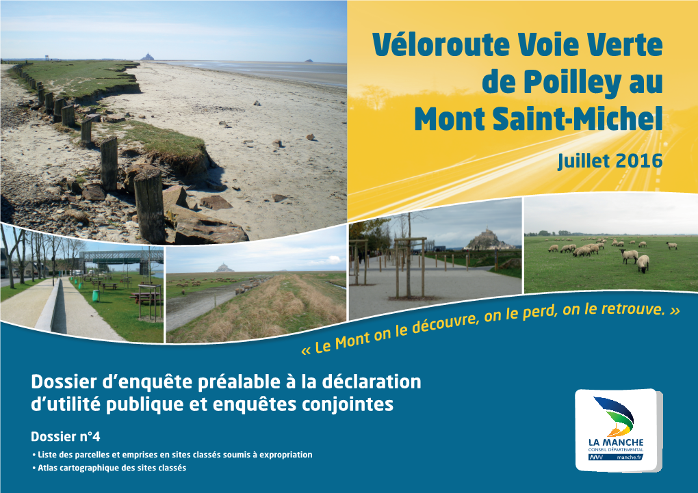 Véloroute Voie Verte De Poilley Au Mont Saint-Michel Juillet 2016