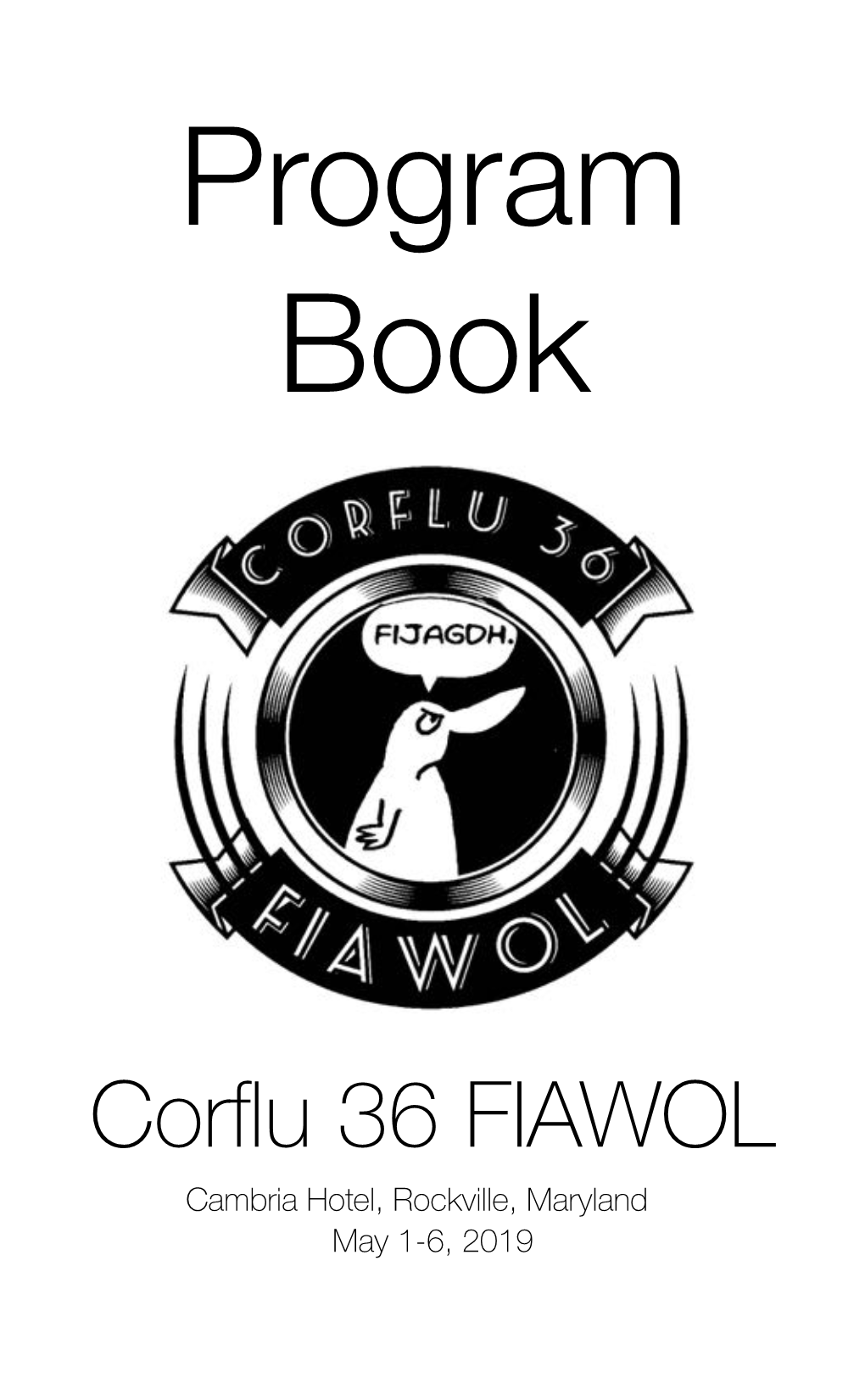 Corflu FIAWOL Program Book