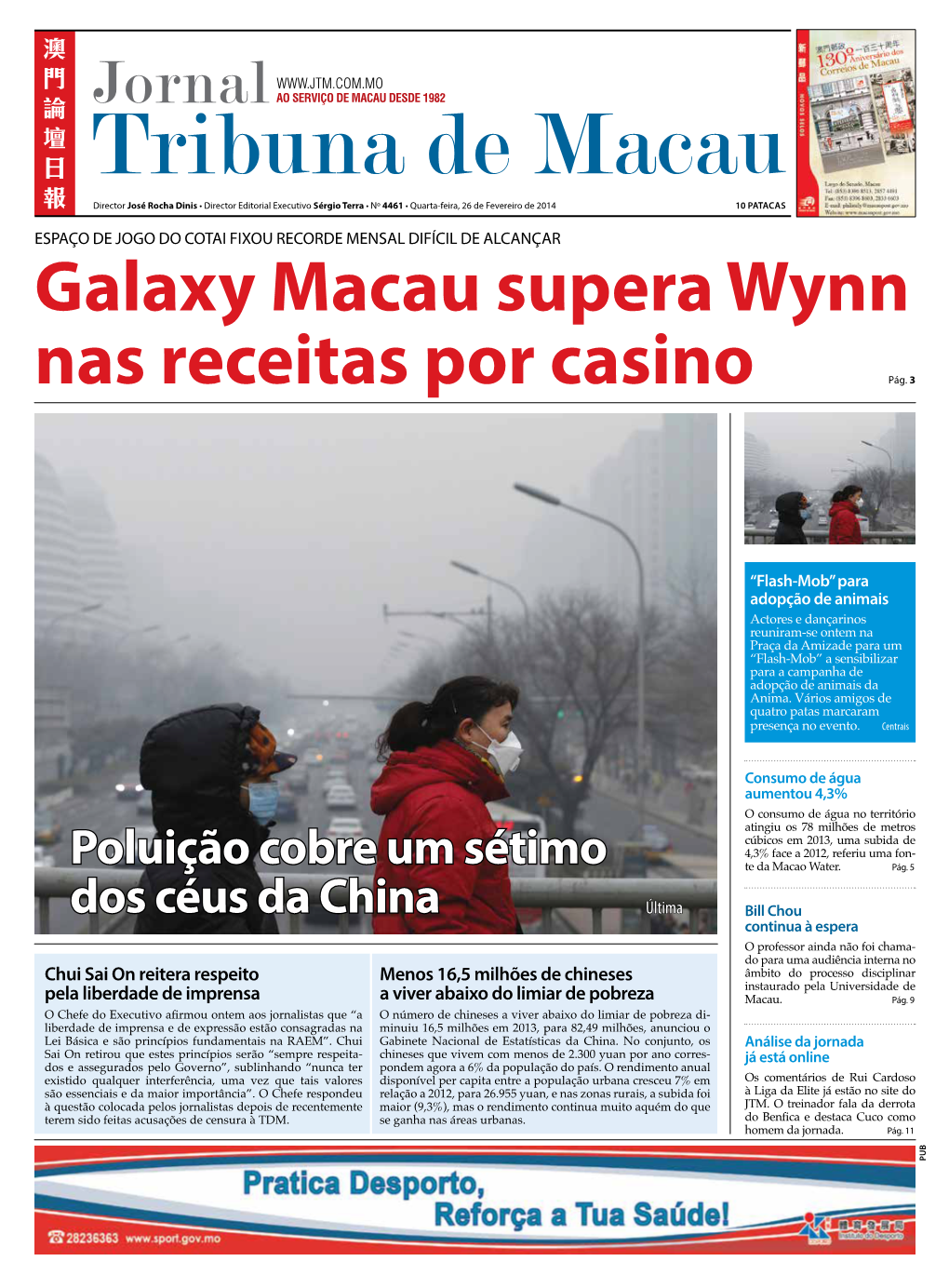 Galaxy Macau Supera Wynn Nas Receitas Por Casino Pág
