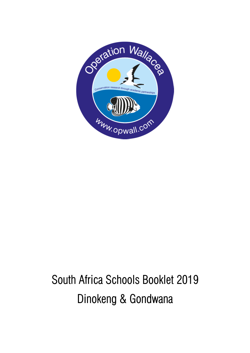 South Africa Schools Booklet 2019 Dinokeng & Gondwana