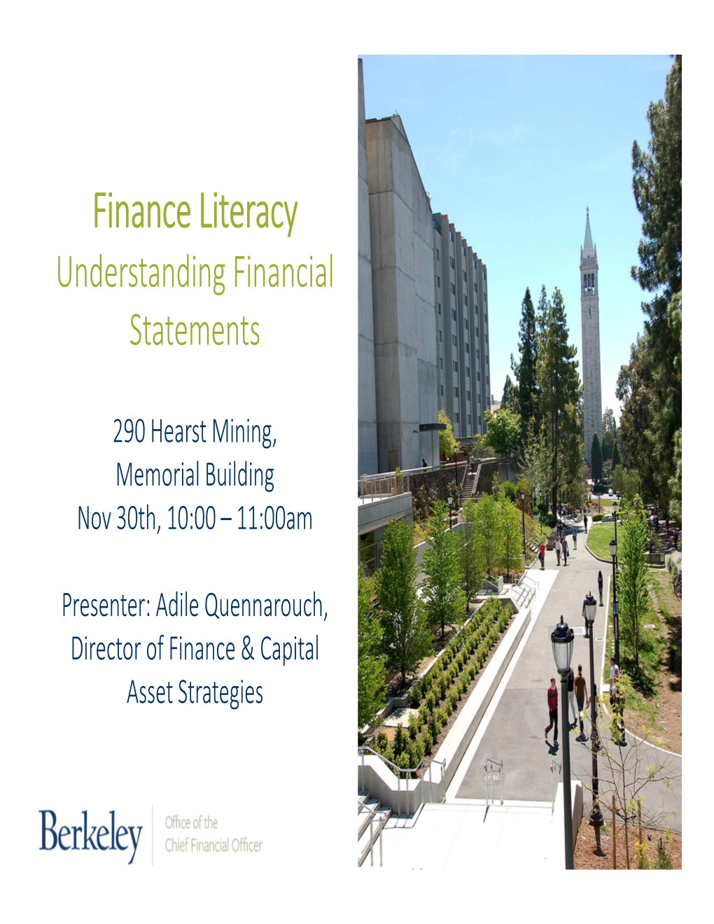 Finance Literacy Understanding Financial Statements