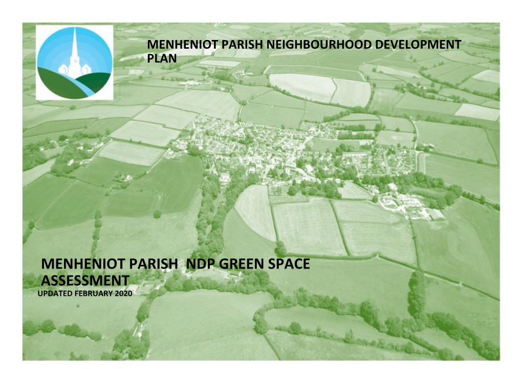 Menheniot Parish Ndp Green Space Assessment Updated February 2020