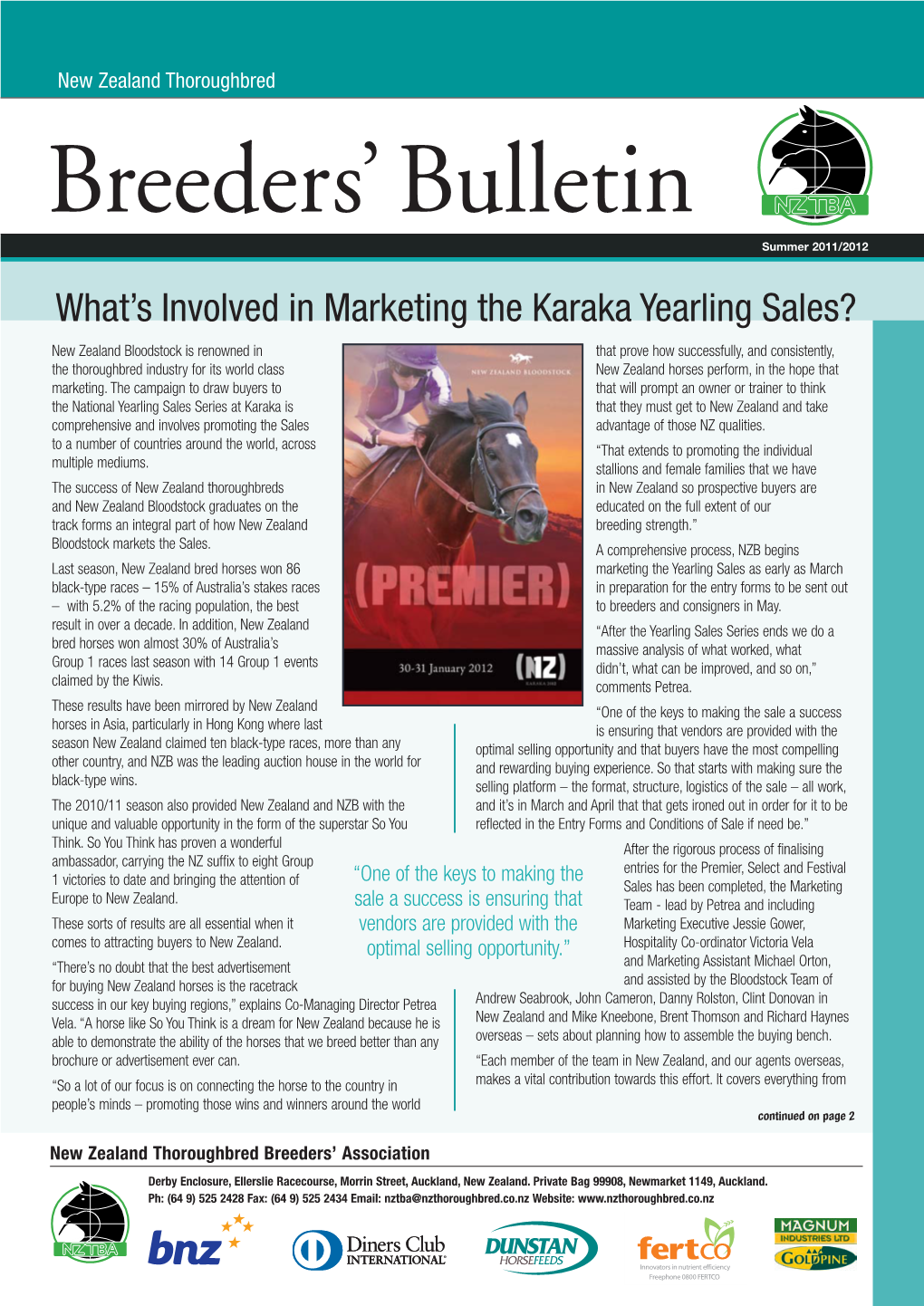 Breeders'bulletin