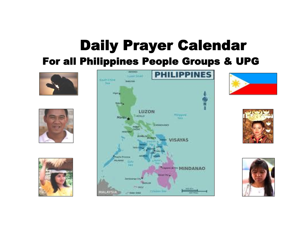Daily Prayer Calendar