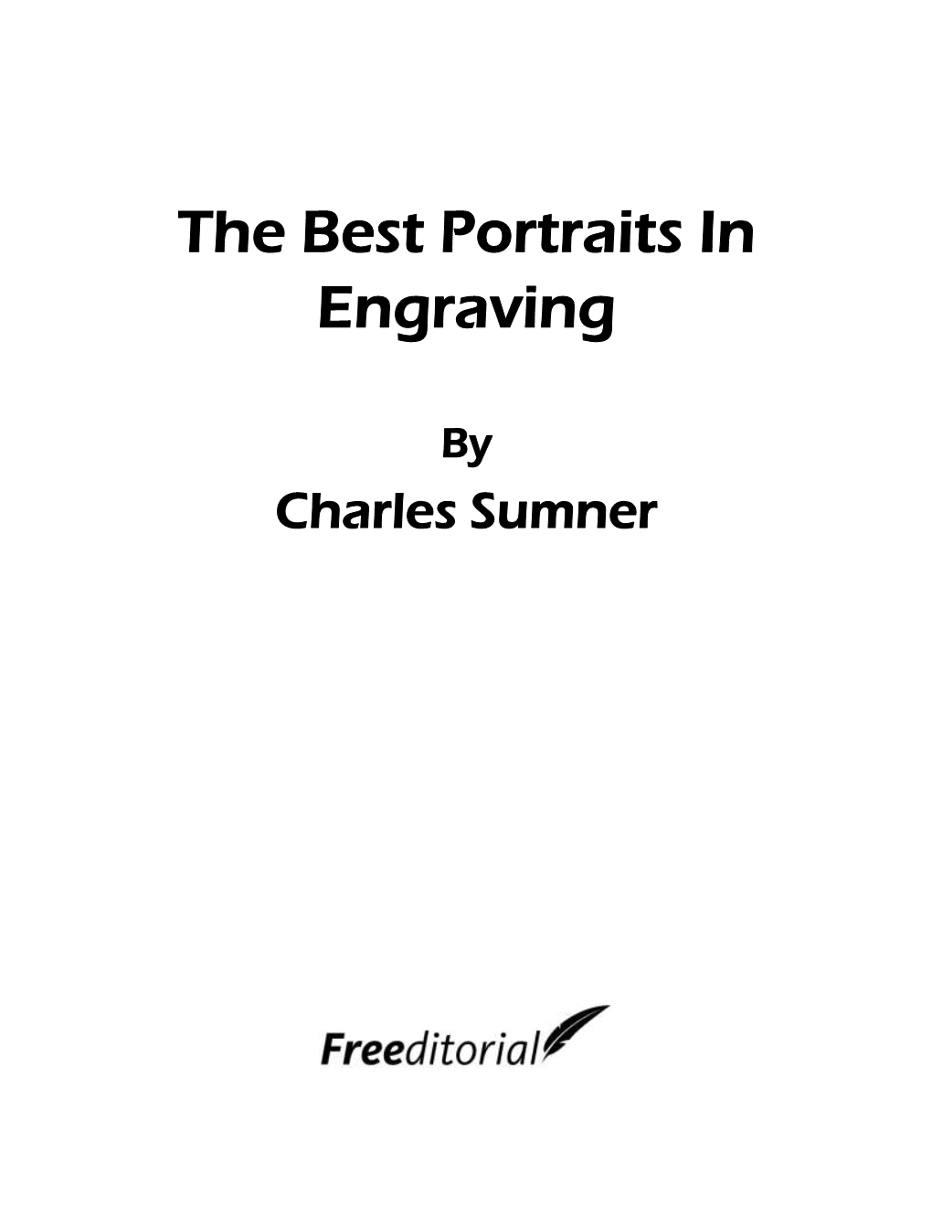 The Best Portraits in Engraving